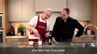 How to make a hot chocolate using an aerolatte milk frother [upl. by Adnalram]