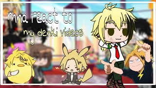 mhabnha react to denki snaps at Mineta pt 1 and 2 and   read desc [upl. by Pan943]