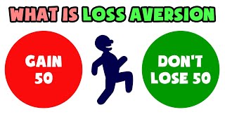 What is Loss Aversion  Explained in 2 min [upl. by Nefen137]