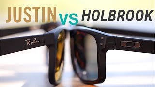 RayBan Justin vs Oakley Holbrook [upl. by Gessner411]