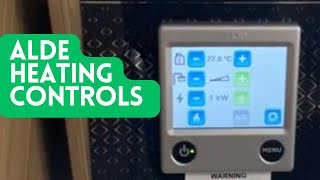 How To Use The Alde heating control panel [upl. by Winnie]