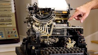 Teletype Model 19 Part 2 Baudot Teletype Intro and Demo [upl. by Ynabe]