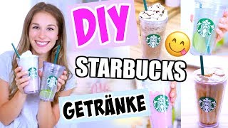 DIY Starbucks Getränke in 5 Minuten Mega einfach  günstig ♡ BarbaraSofie [upl. by Marco]