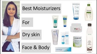 Moisturiser for dry skin for Face and body  product recommendations  dermatologist [upl. by Derron]