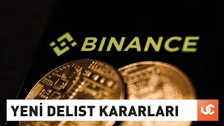 Binanceten Yeni Delist Kararları Bu Kez Kaldıraçlı Tokenlar [upl. by Wendy]