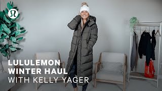 lululemon Winter Haul  Reviews with Kelly Yager [upl. by Arehahs]