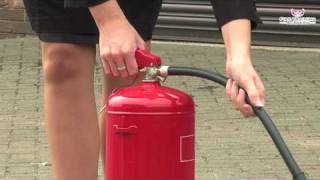 Fire Safety Training  How to Use a WATER Fire Extinguisher [upl. by Gloriane]