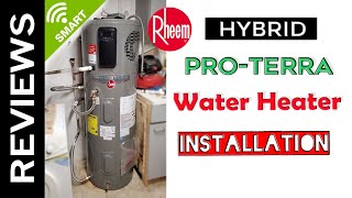 Rheem Electric Hybrid Water Heater Installation [upl. by Ayekin]