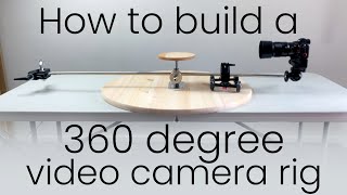 How to build a 360 degree video camera rig – DIY 360 Camera rig [upl. by Kcirreg]