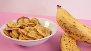 Chips de banane plantain au four [upl. by Demmahom]