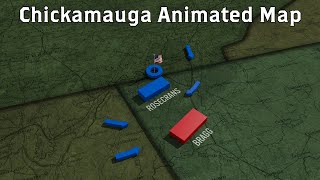 Chickamauga Animated Battle Map [upl. by Nyllek]