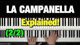 HOW TO PLAY  LISZT  LA CAMPANELLA PIANO TUTORIAL LESSON Part 2 of 2 [upl. by Lang]