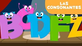 Mis primeras letras  Las consonantes para niños [upl. by Galven]