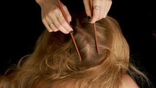 ASMR  SCALP INSPECTION w treatment TINGLY FRIDAY [upl. by Nidorf624]