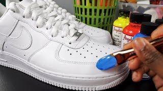 How To Customize Shoes 🎨👟SIMPLE  Xavier Kickz [upl. by Ahsieat]