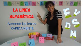 Como aprender las letras del abecedario  La Linea Alfabética [upl. by Yumuk]