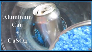 Dissolving an Aluminum Can in CuSO4 [upl. by Anined]