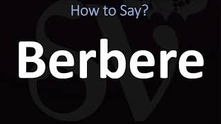 How to Pronounce Berbere CORRECTLY [upl. by Matlick]