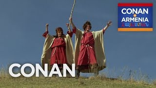 Conan amp Sona Become Armenian Sheepherders  CONAN on TBS [upl. by Jennica728]