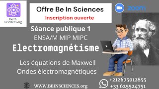 Séance 1 Électromagnétisme  équations de Maxwell amp propagation des ondes OEM ENSA FST FS [upl. by Niemad]