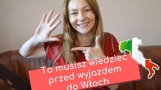 7 rzeczy które warto wiedzieć przed wyjazdem do Włoch  By My Eye [upl. by Gnni]