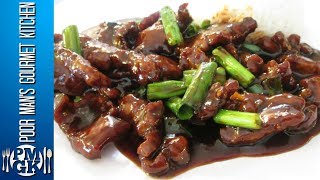 Mongolian Beef  Chinese Restaurant Cooking Secrets  PoorMansGourmet [upl. by Inittirb311]