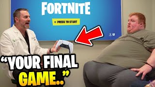 Doctor Tells Kid Its his FINAL Fortnite Game [upl. by Aihsemaj]