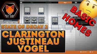 State of Decay 2 home base guide Clarington Vogel amp Justineau [upl. by Menashem572]