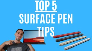 Top 5 Microsoft Surface Pen Tips For Productivity 2022 [upl. by Nimrak]