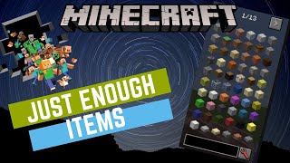 JEI  Just Enough Items Full Tutorial [upl. by Notac]