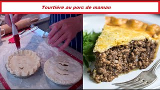 Tourtière traditionnelle québécoise de maman [upl. by Picker726]