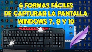 💻 Cómo Hacer CAPTURA DE PANTALLA en PC  6 Formas para Hacer SCREENSHOT en PC  Windows 7 8 y 10 ✅ [upl. by Bruni]