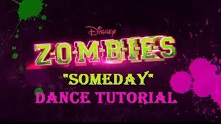 Someday Dance Tutorial Partner Dance  ZOMBIES  Disney Channel [upl. by Herates576]