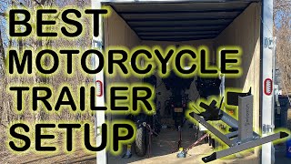 BEST MOTORCYCLE TRAILER SET UP [upl. by Bohner]