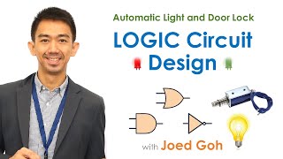 03 Combinational LOGIC Circuit Design  Theory to Application Automated Light Bulb and Door Lock [upl. by Arreyt198]