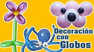 Ideas y decoración con globos  Manualidades y figuras con globos  Globoflexia [upl. by Thurman]