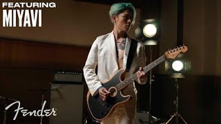 Miyavi  American Acoustasonic Stratocaster  Fender [upl. by Faria]