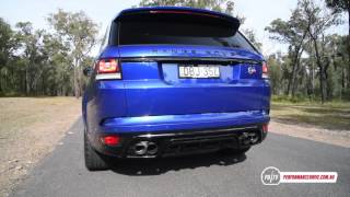 Range Rover Sport SVR 0100kmh amp engine sound [upl. by Brader153]