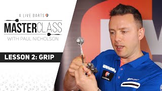 A Live Darts Masterclass  Lesson 2  How to grip your darts [upl. by Arbas]