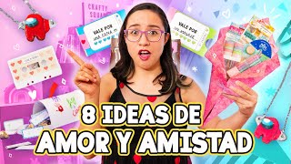 8 REGALOS FÁCILES PARA SAN VALENTÍN 💖 Ideas Originales para 14 de Febrero 💕 Craftingeek [upl. by Dunning757]