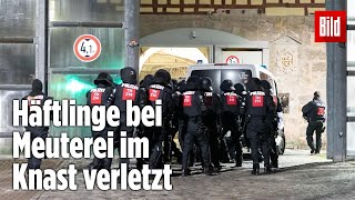 Gefängnismeuterei Polizei stürmt Knast in Thüringen  JVA Untermaßfeld [upl. by Naresh]