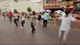 Dancing Zorbas in street [upl. by Enyr]