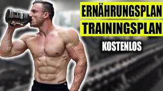 Trainingsplan und Ernährungsplan für Zuhause  Kostenlos für alle [upl. by Harret621]