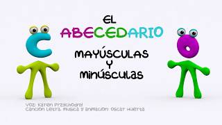 El Abecedario en español Mayúsculas y minúsculas The ABC Childrens Songs [upl. by Anyel511]