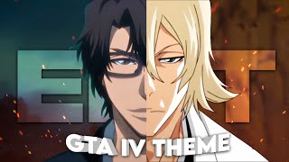 Aizen x Urahara  GTA IV Theme Edit [upl. by Oirazan]