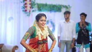 Ramuloo Ramulaa  Couple Dance  Kerala Wedding  Pradeep ❤️ Chaitra [upl. by Nnairrehs]