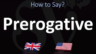 How to Pronounce Prerogative 2 WAYS UKBritish Vs USAmerican English Pronunciation [upl. by Clemmie]