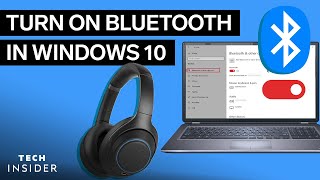 How To Turn Bluetooth On In Windows 10 [upl. by Norse]