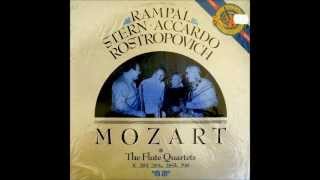 Mozart Complete Flute Quartets 1986 RampalSternAccardoRostropovich [upl. by Pickar840]