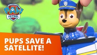 PAW Patrol  Pups Save a Satellite  Toy Pretend Play For Kids [upl. by Dorelia]